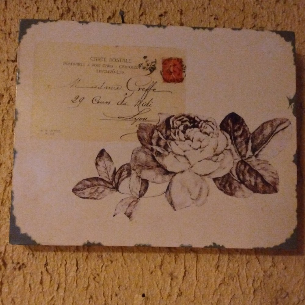 Floral wall art